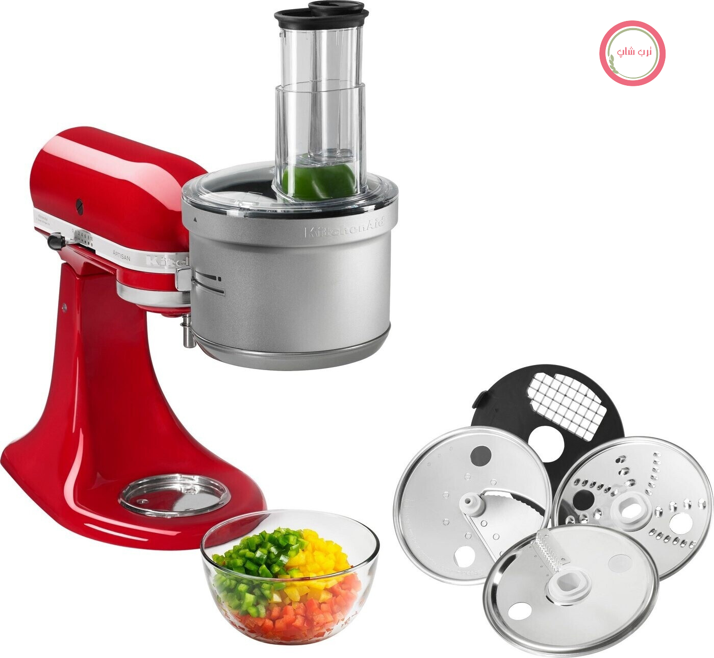 غذا ساز کیچن اید آمریکا مدل KitchenAid 5KSM2FPA مخصوص ماشین آشپزخانه Artisan